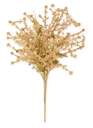 21" Cream Yellow Seed Berry Stem