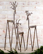 Bronze Iron Deer