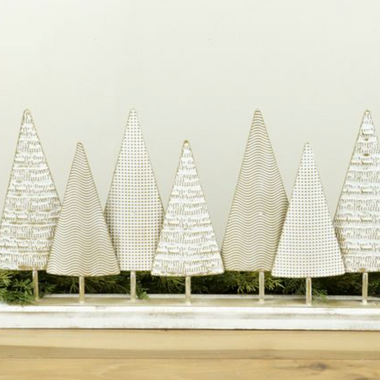 Gold Trees Shelf Sitter