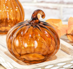 5.5" Glass Pumpkin Cloche