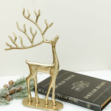 Large Gold Reindeer