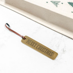Metal Merry Christmas Gift Tag