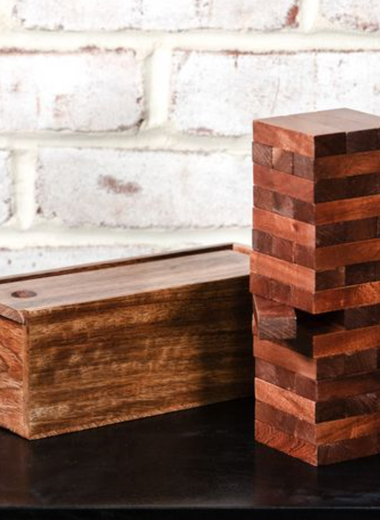 Mango Wood Jenga Game