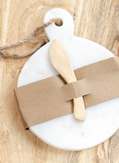 Small Marble Serving Board Set