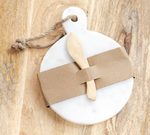 Small Marble Serving Board Set