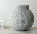 9.5" Round Gray Pot