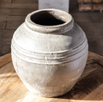 10" Antique Charcoal Wash Vase