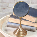 Brass Standing Magnifying Glass