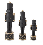 Matte Black Nutcrackers on Drum