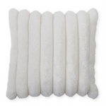 18x18 Cream Vegan Fur Pillow