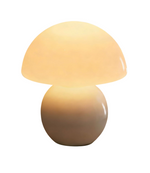 White Cordless Mushroom Lamp