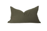14x20 Dark Olive Pillow Cover