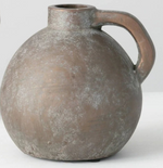 6" Bronzed Clay Vase