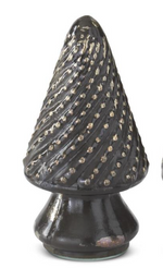 Mini Pewter Mercury Glass Christmas Trees