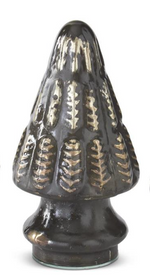 Mini Pewter Mercury Glass Christmas Trees