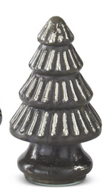Mini Pewter Mercury Glass Christmas Trees