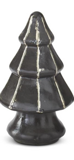 Mini Pewter Mercury Glass Christmas Trees