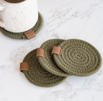 Set of 4 Fabric Coasters