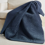 Velvet Stitch Quilted Throw