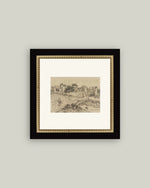 8x8 Tuscan Village Art in Frame