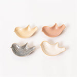 Reactive Glaze Bird Dish