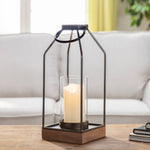 14" Bronze Metal Lantern