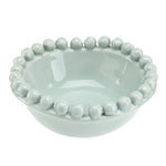 5" Ceramic Beaded Bowl - Coastal Blue