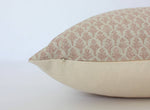 14x20 Neutral Blush Floral Pillow Cover