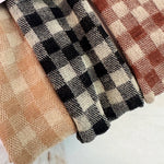 Gingham Hair Ties S/3