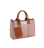 Cameran 3-in-1 Boxy Crossbody Bag & Satchel - Rose Pink
