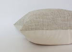 20x20 Textured Beige Throw Pillow Cover