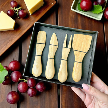 Bamboo Charcuterie & Cheese Knife Set