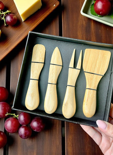 Bamboo Charcuterie & Cheese Knife Set