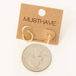 Mini Huggie Earrings - Gold