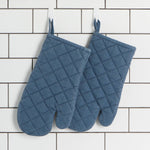 Stonewash Oven Mitt - Midnight Blue