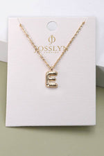 Personalized Balloon Initial Necklace: Gold