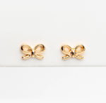 Emma Gold Bow Earrings