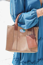 Cameran 3-in-1 Boxy Crossbody Bag & Satchel - Rose Pink