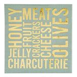 Ceramic Napkin Tray + Charcuterie Napkins