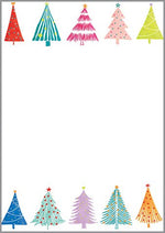 Holiday Memo Pad - Festive Trees