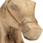 Handcrafted Carved Wooden Horse