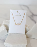 Pippa Pink Quartz Bead Chain Necklace