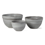 Stinson Light Gray Stoneware Bowl Set/3