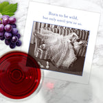 Born To Be Wild Beverage Napkin