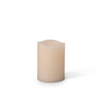 3x4" Bisque Glow Wick LED Candle w/ Timer