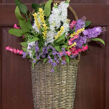 Grey Wall or Door Basket