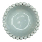 5" Ceramic Beaded Bowl - Coastal Blue