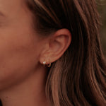 Goldie Dot Hoops