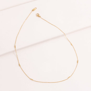 A Dashing Bar Necklace (14K)