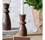 Dark Wood Taper Holder